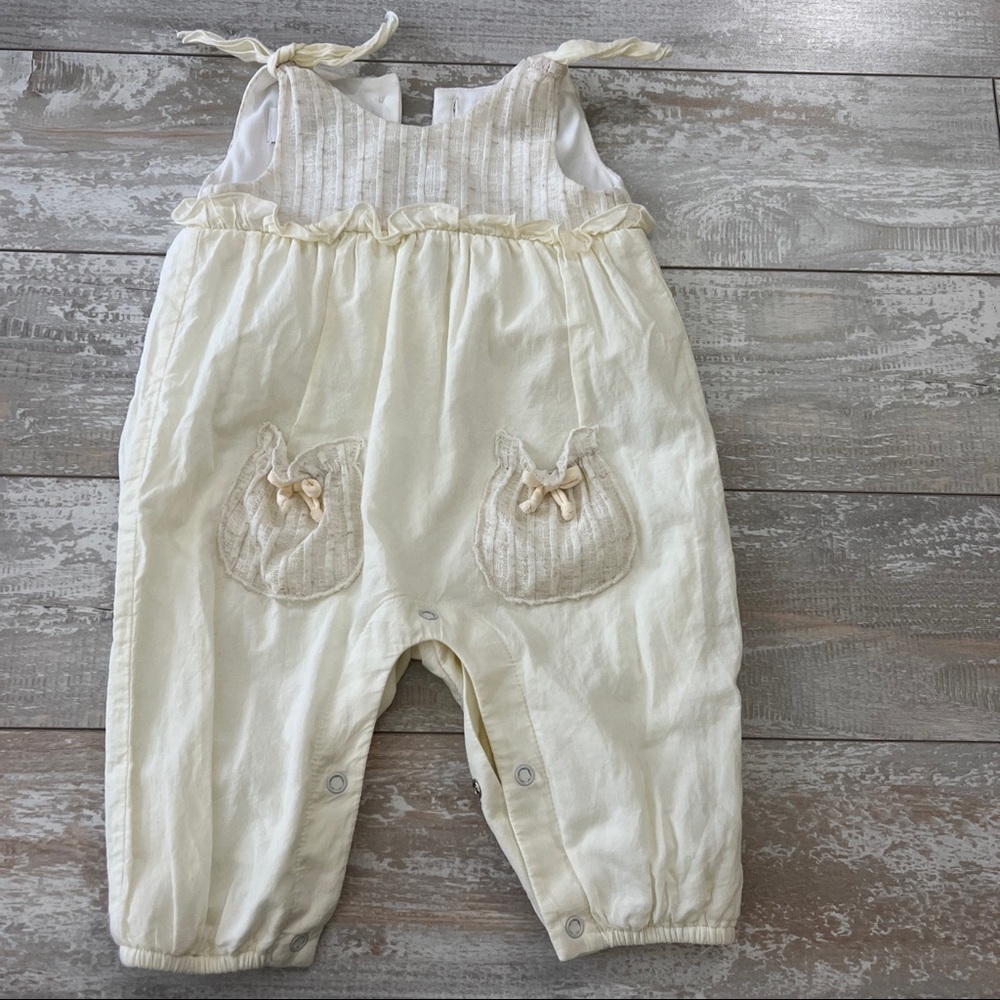 Isobella & Chloe baby romper ivory size 3 months